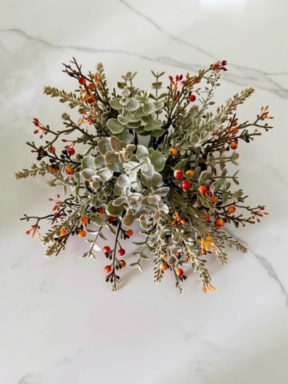 Rusty Eucalyptus & Berry Half Sphere